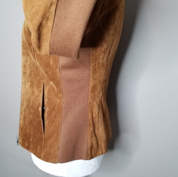 Soia & Kyo Suede Jacket brown xs extra small - Picture 9 of 16
